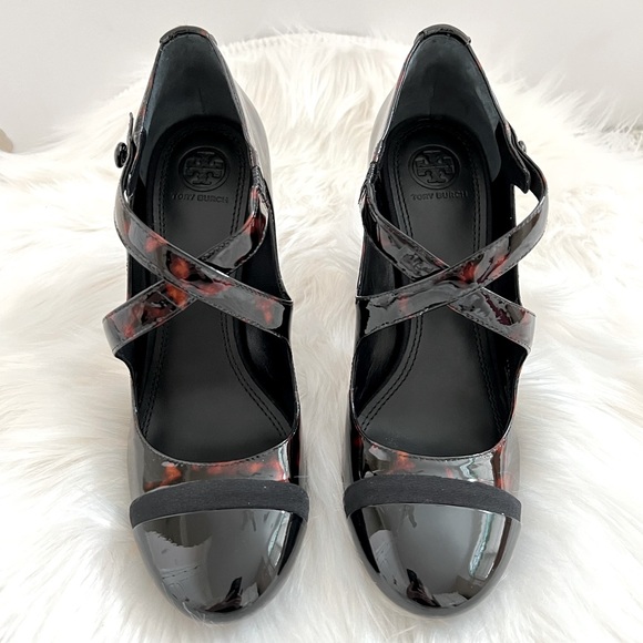 NIB Tory Burch Amble Tortoise Criss Cross Pump - Picture 5 of 15